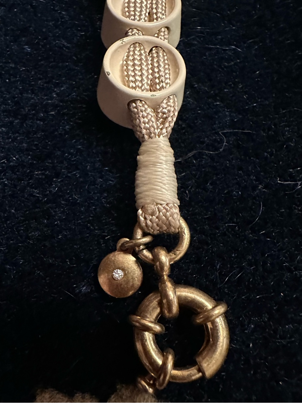 J.CREW Maximalist Brûlée Rare Vtg Cream Enamel Necklace Crystalline Spherical - Picture 12 of 15